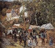 Camille Pissarro Metaponto market near Watts painting